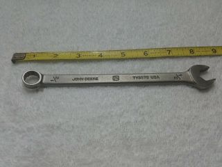 Vintage John Deere Old Logo 1/2 " Combination Wrench Ty3575 Usa
