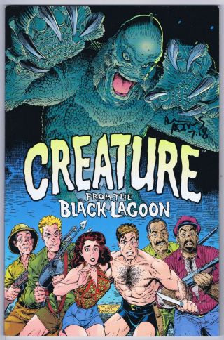 Creature From The Black Lagoon 1 Vf/nm Signed W/coa Art Adams 1993 Dark Horse