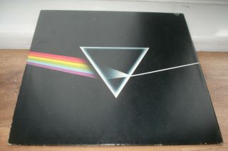 Pink Floyd Dark Side Of The Moon A5/B5 DECENT AUDIO POSTER/STICKERS 1970s UK LP 7