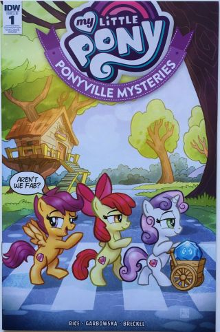 My Little Pony Ponyville Mysteries 1 Comicon Exclusive Convention Variant Idw Nm