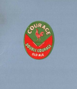 Courage Brewery - Old Ale (beer Label)