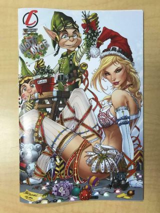 Notti & Nyce Christmas Special Jamie Tyndall Naughty Variant Cover Counterpoint
