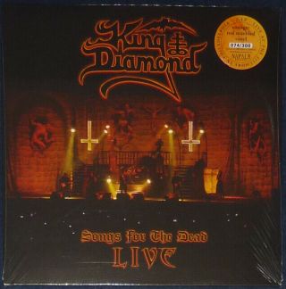 King Diamond - Songs For The Dead Live On Orange & Red Marbled Vinyl.