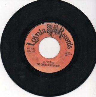 Panama Calypso 45 Lord Daniel & The Witches - Long Mouth On Loyola Hear