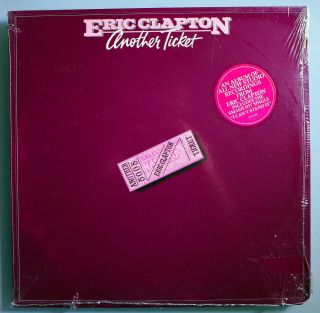 Eric Clapton Another Ticket Rare Still 1981 Rso Lp W/sticker