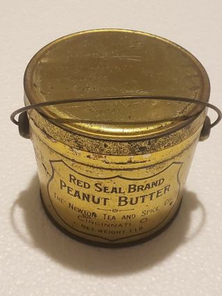 Red Seal Brand Peanut Butter Tin Can