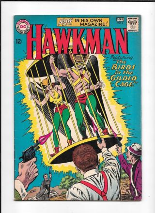 Hawkman 3 == Vf - Caged Up Hawkgirl Dc Comics 1964