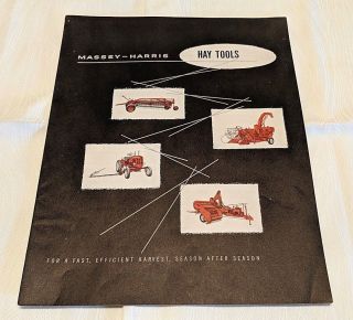 Circa 1950 Massey Harris Hay Tools Sales Brochure