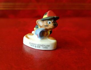 Speedy Gonzales - Looney Tunes - Porcelain Feves Miniature Figurine (4705)