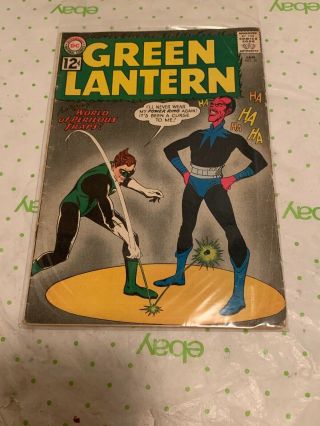 Green Lantern 18 Gd/vg Sinestro Silver Age Dc Comics 2nd Series