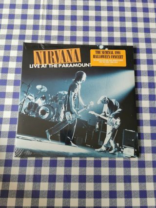 Nirvana Live At The Paramount Orange Ltd Edition 2x Vinyl Lp Record
