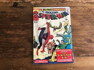 The Spider - Man Annual 1 1st Appearance Of Sinister Six Marvel 1964 C