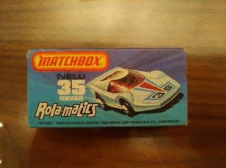 Matchbox Vintage Rolamatics Lesney 1980 Fandango Sports Car 35 Nib