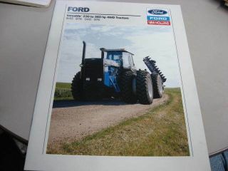 Ford Holland 846 876 946 976 4wd Tractors Brochure,  28 Pages
