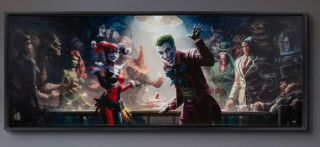 Sideshow The Rogues Gallery Framed Canvas Art Print 58/100 DC Batman 6