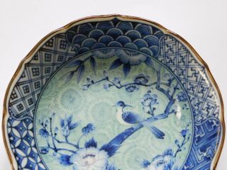 c.  20th - Vintage Japanese Arita Blue & White Export Porcelain Bowl 3