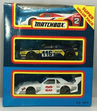 Matchbox Value Pack 1/40th Scale - 3 Cars In Package - Porsche Lancia