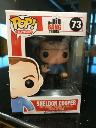 Funko Pop Television The Big Bang Theory Sheldon Cooper 73 Spock
