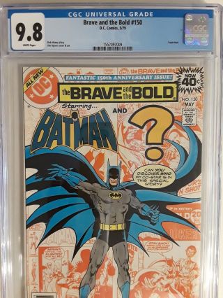 Brave And The Bold 150 (cgc 9.  8) 1979 Superman Appearance Jim Aparo Cover & Art