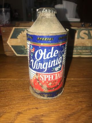 Olde Virginia Special Cone Top Beer Can Cone Top