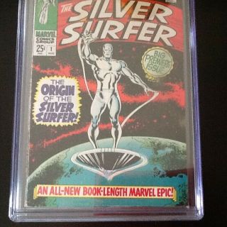 Silver Surfer 1 CGC 6.  0 White Pages 3