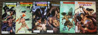 Dc/dh Wonder Woman Conan 1 - 6 Complete Set - All 1sts All As Simone