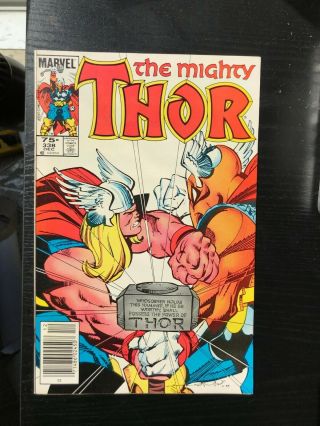 Mighty Thor 338 Nm - Canadian Price Variant Newsstand 2nd Beta Ray Bill