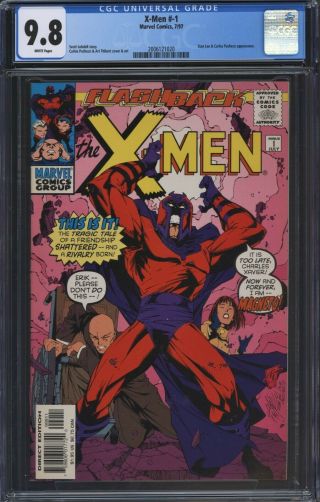 X - Men - 1 (minus) Cgc 9.  8 Pacheco Thibert Flashback Magneto Professor Xavier