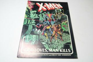 Marvel Graphic Novel 5 1st Print X - Men God Loves Man Kills 1982