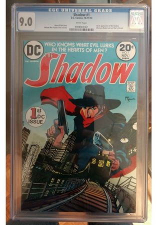 Shadow 1 1973 Dc Comics Cgc 9.  0 White Pages
