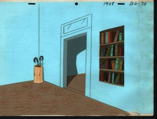 THE PINK PANTHER Production Animation Cel & Background 2
