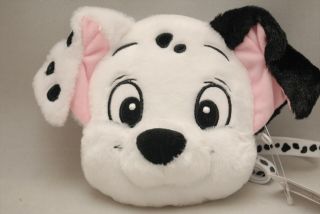 Tokyo Disney Ltd 101 Dalmatians Dog Face Plush Pass Case Card Holder Coin Bag
