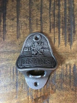 Cast Iron Bottle Opener/wall Mounted/heavy/vintage Style/rustic/brains