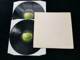 The Beatles White Album Lp Uk 1st Apple Mono Pmc 7068 1968