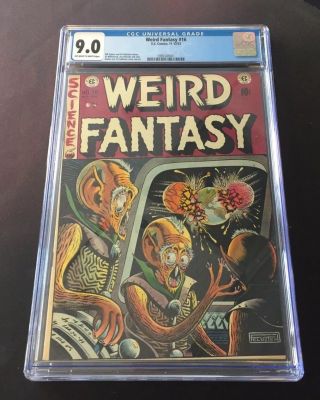 Weird Fantasy 16 Cgc 9.  0 Feldstein Cover Art Pre - Code Sci - Fi Golden Age 1952