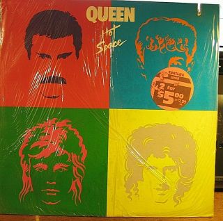 Queen Hot Space (freddie Mercury) Vinyl Lp Elektra 1981 Bowie