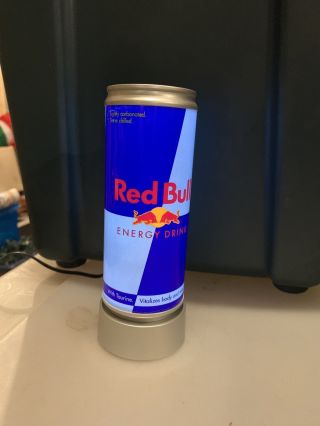 Red Bull Energy Drink Can Lighted Display With Power Cord