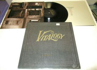 Pearl Jam Vitalogy Lp Nm Near Us Epic 1994 Vinyl In Shrink