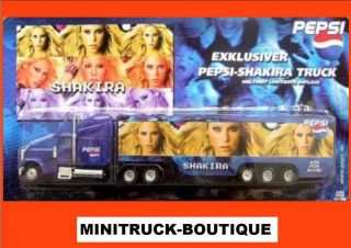 Pepsi Cola (shakira) / Truck Us Freightliner With Trailer,  Scale Ho/1:87