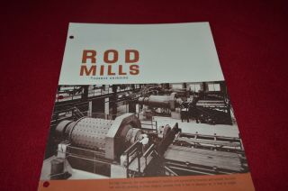 Allis Chalmers Rod Mills Course Grinding Dealers Brochure Bwpa