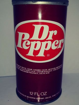 Dr Pepper Pull Tab Soda Can - Dallas,  Texas 75222