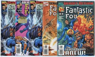 Fantastic Four 1 - 19 Complete Set Avg.  Nm 9.  4 Marvel 1998