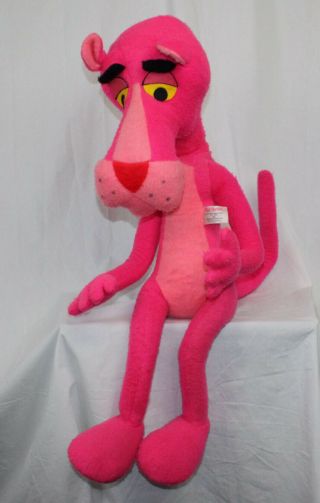 Vtg Pink Panther Plush 32 " Posable Bendable Mirisch Geoffrey Mighty Star 1964