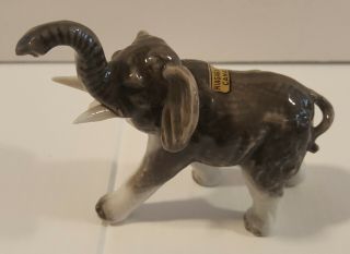 Vintage Porcelain Ceramic Elephant Figure Occupied Japan Niagara Falls Canada