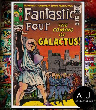 Fantastic Four 48 (i Marvel M) Bottom Staple Detached High Res Scans