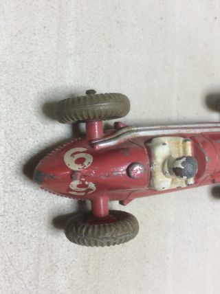 Dinky Toys 231 Maserati Racing Car - Vintage 1954 - 64 Red and White 4