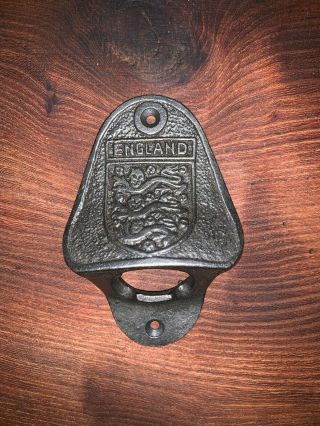 Cast Iron Bottle Opener/wall Mounted/heavy/vintage Style/rustic/england