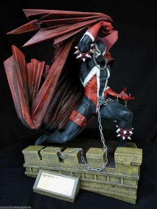 McFarlane Spawn 20th Anniversary Resin Statue EX Signed by Todd McFarlane 3