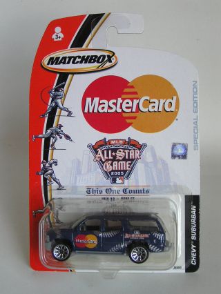 Matchbox Chevrolet Chevy Suburban 2005 All Star Game Mastercard Master Card Moc
