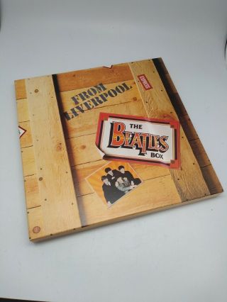 The Beatles Box From Liverpool 1980 Ex Con - 8 Records Lp Set
